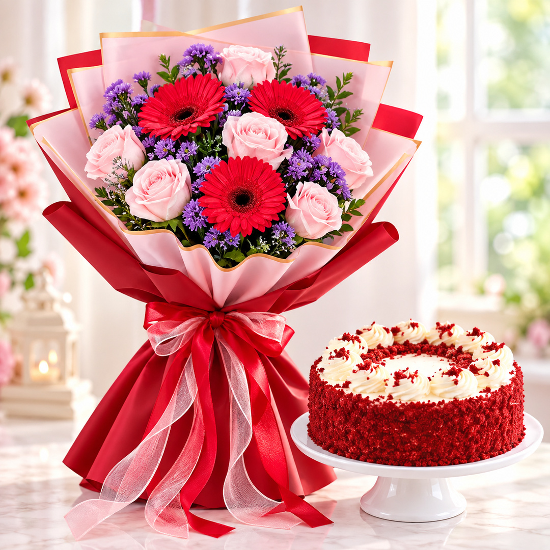 Flowers & Cake