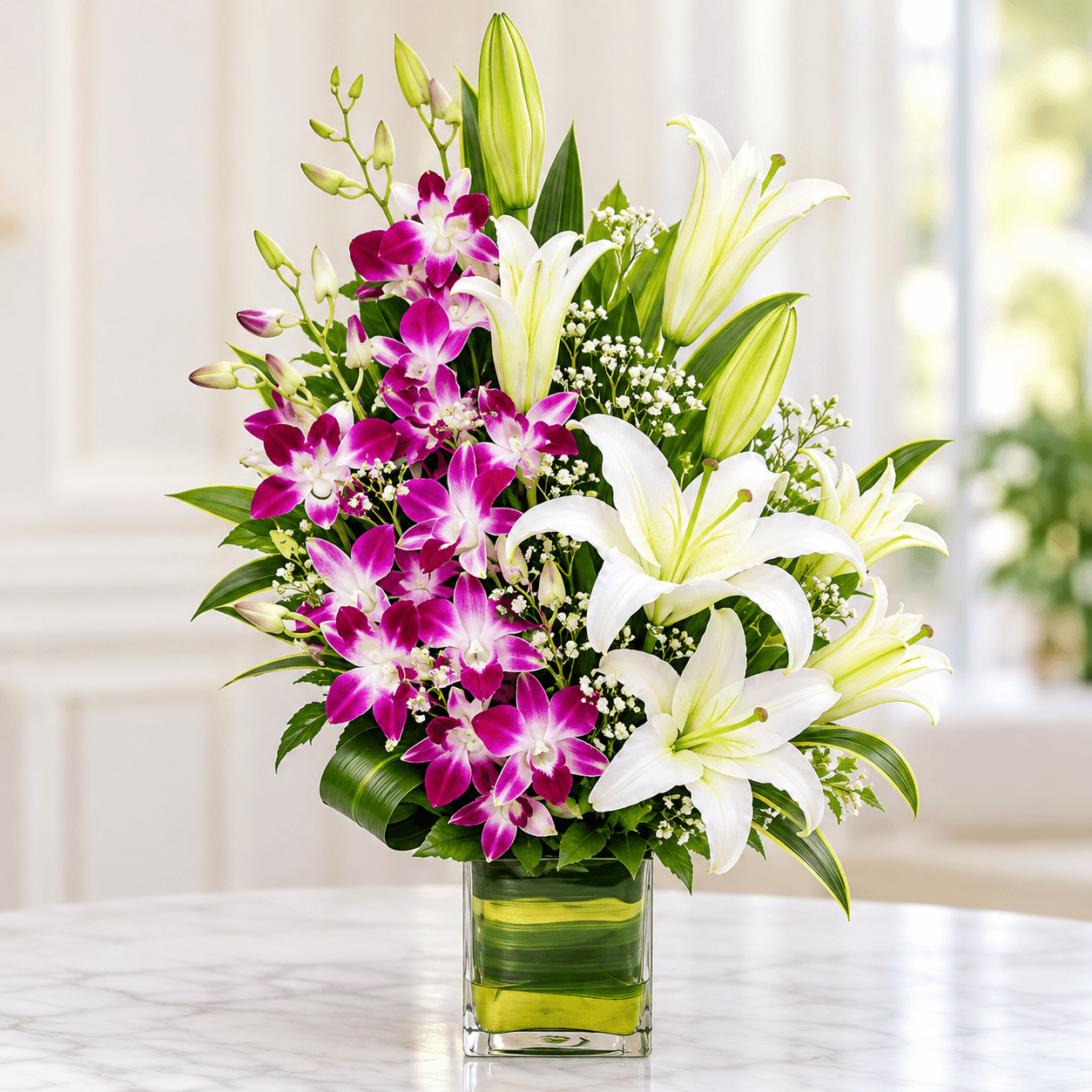 Orchid & Lily Elegance