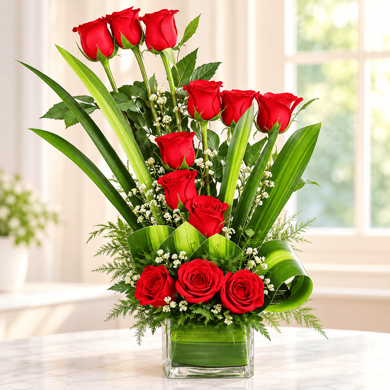 Vase of Lovely Roses