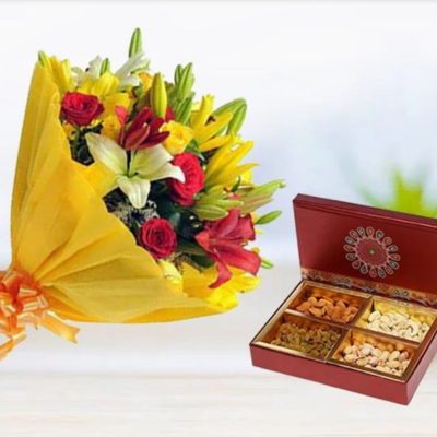 Premium Flowers and Dryfruits