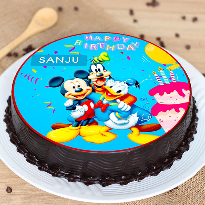 Mickey Mouse Poster Cake