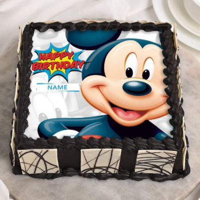 Mickey Mouse Chocolate Poster Cake