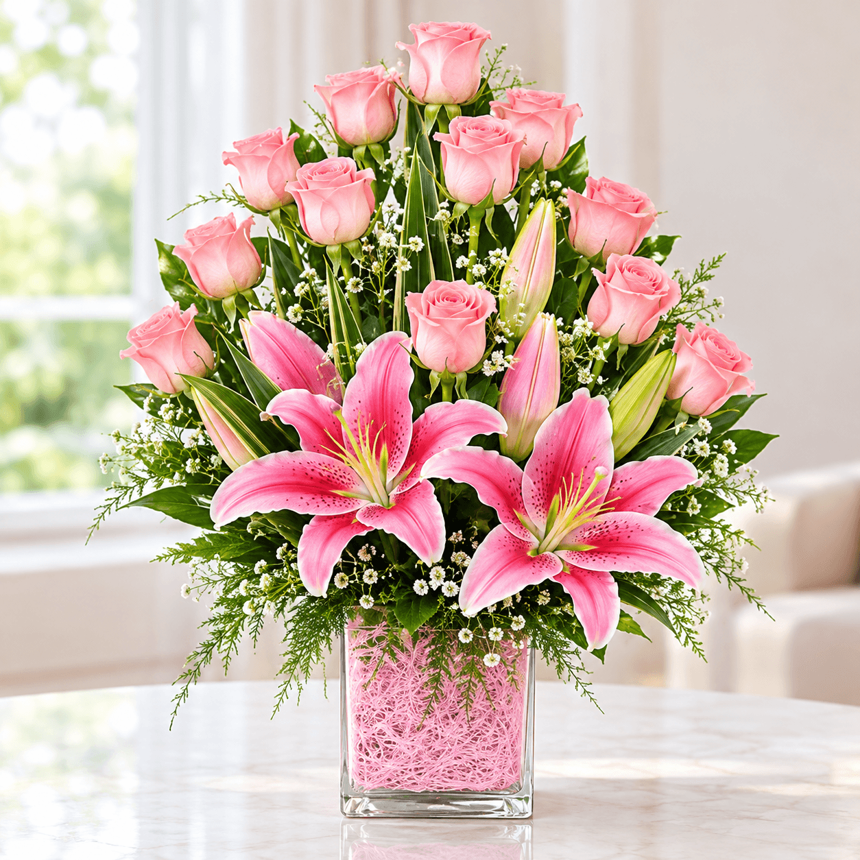 Pink Blossom Elegance