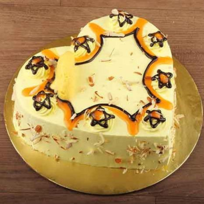 Heart-Shaped Rasmalai Cake – A Sweet Symbol of Love