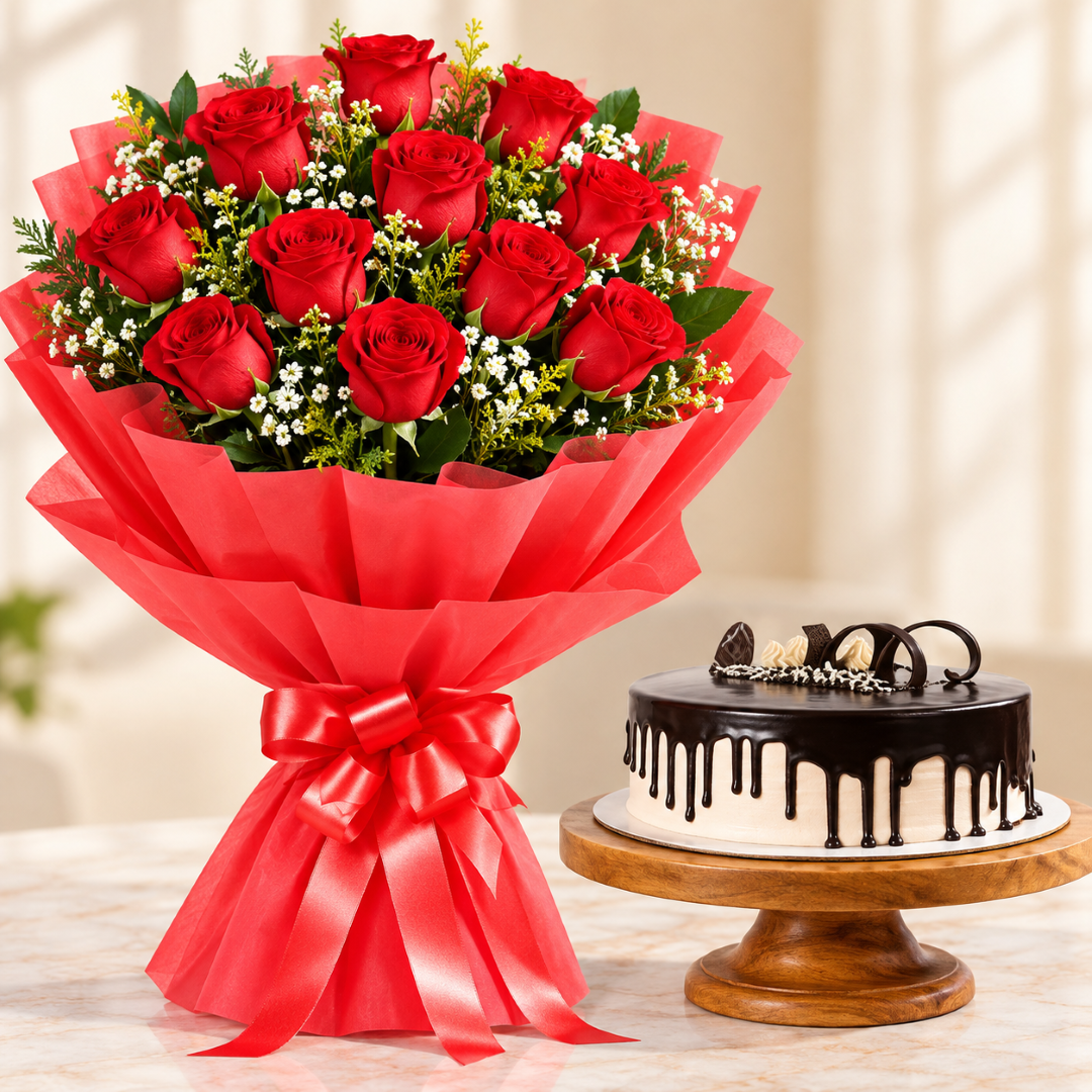 Roses N Chocolaty Love