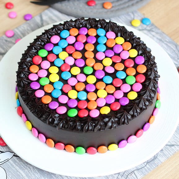Delicious Truffle Gems Cake