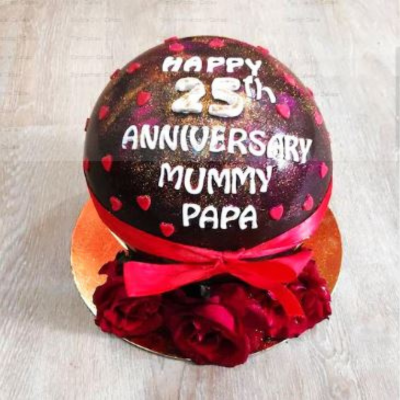 Anniversaries Chocolate Pinata cake