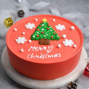 Christmas Cream Cake